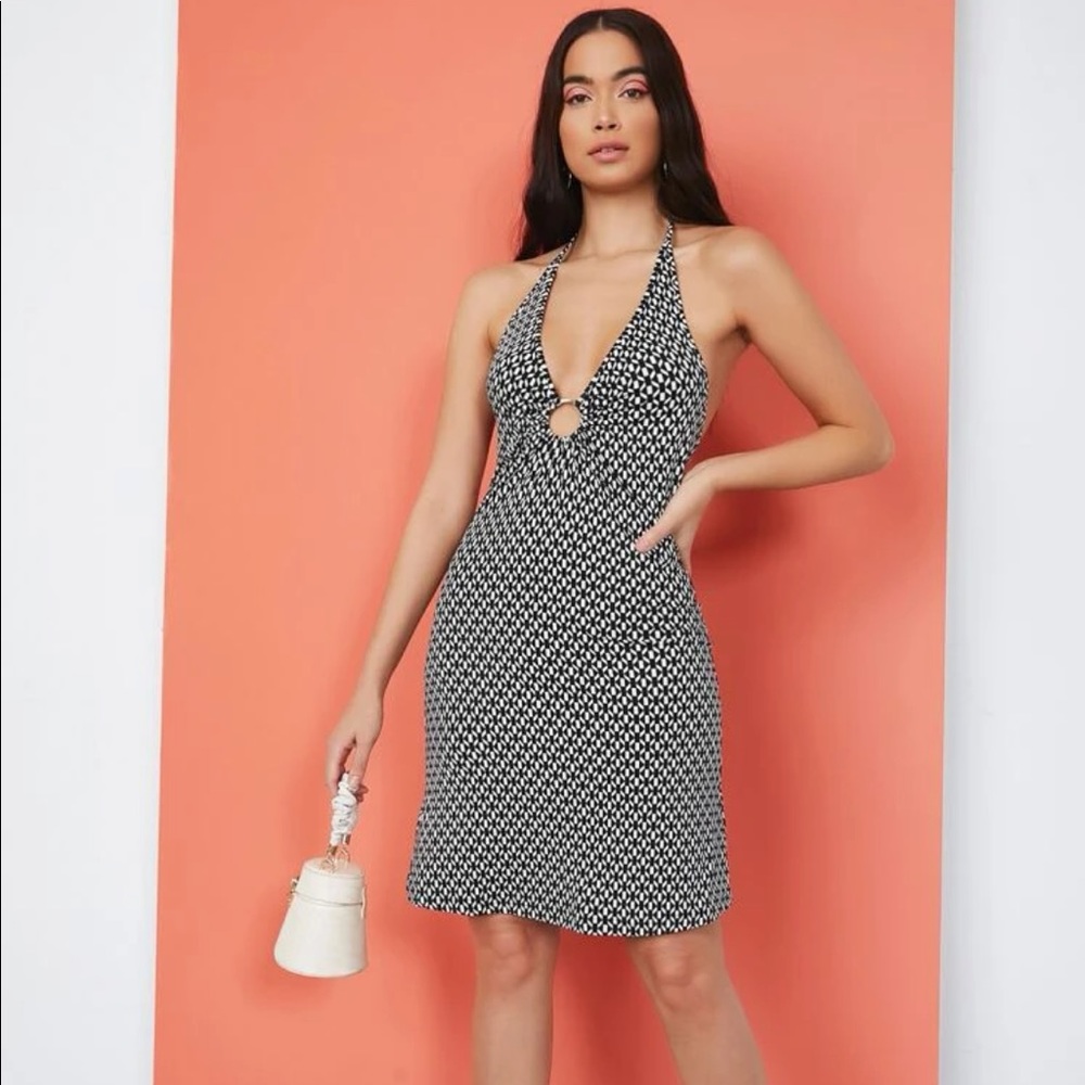 NWOT halter neck dress